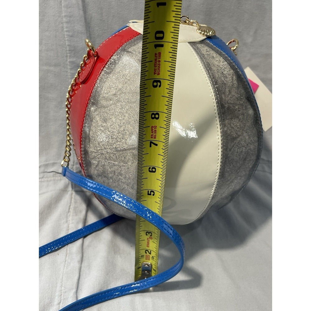 NEW Betsey Johnson Kitsch Havin A Ball - Beachball - Medium Crossbody Bag Purse - Picture 6 of 6